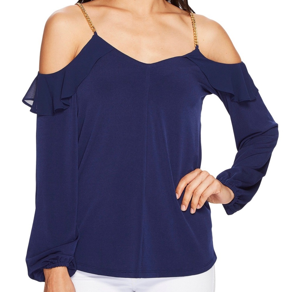 Michael Kors Cold Shoulder Blouse